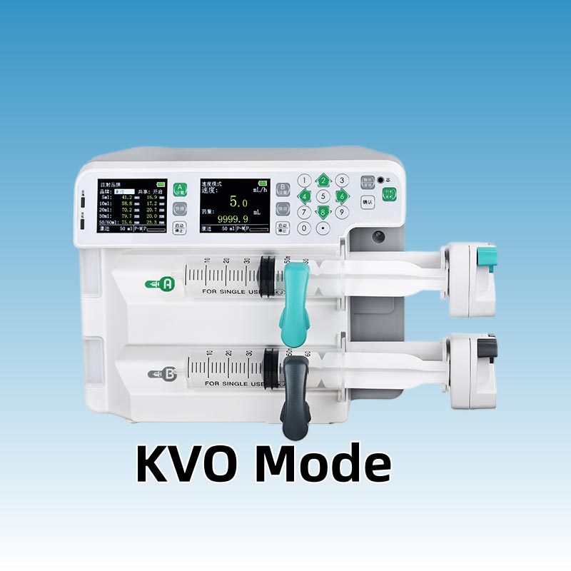 مضخة حقنة مزدوجة القناة