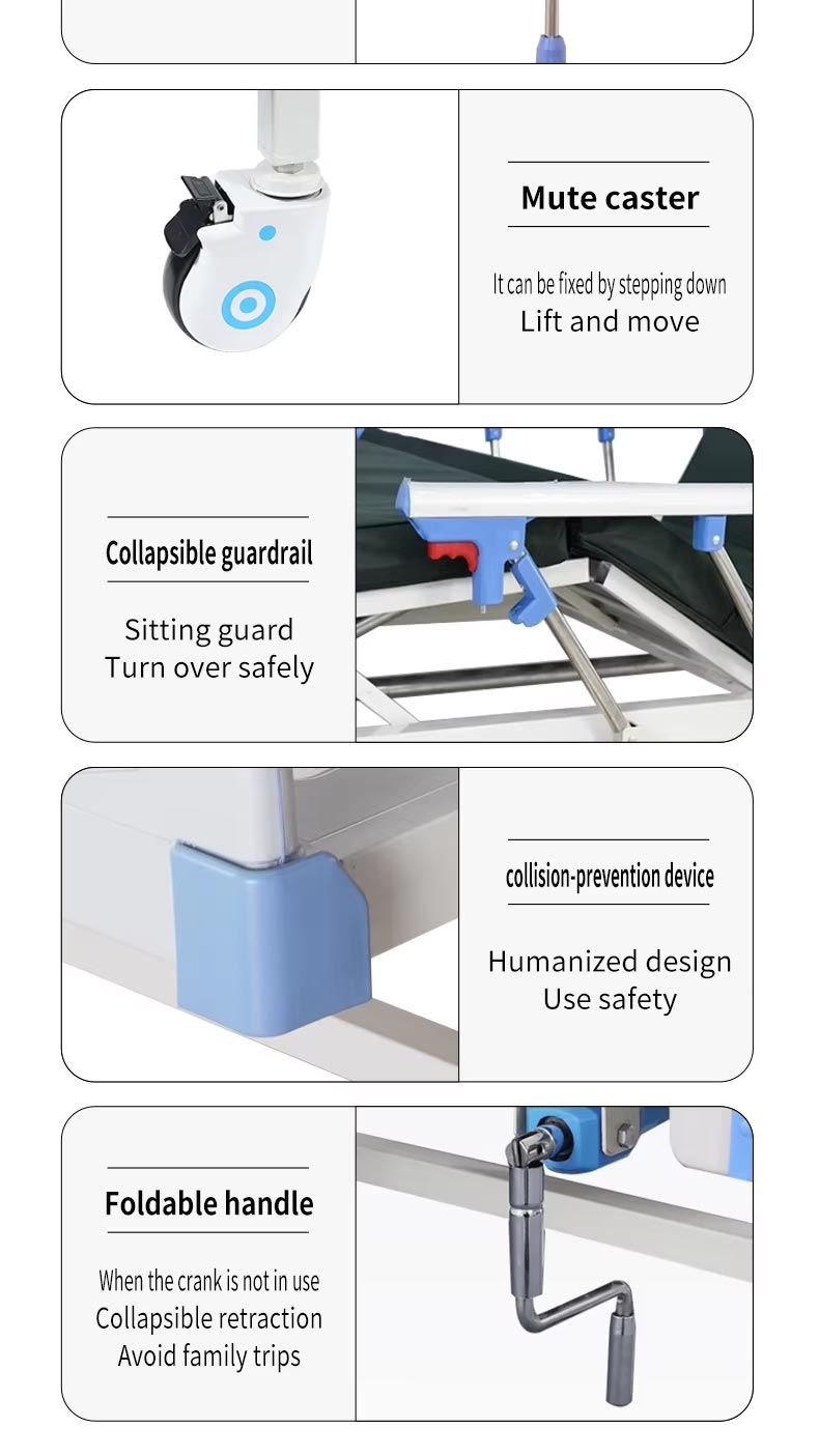 Medical Multifunctional Adjustable Hospital Bed